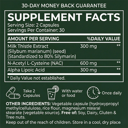 Boostra™ Milk Thistle Liver Detox & Colon Cleanse